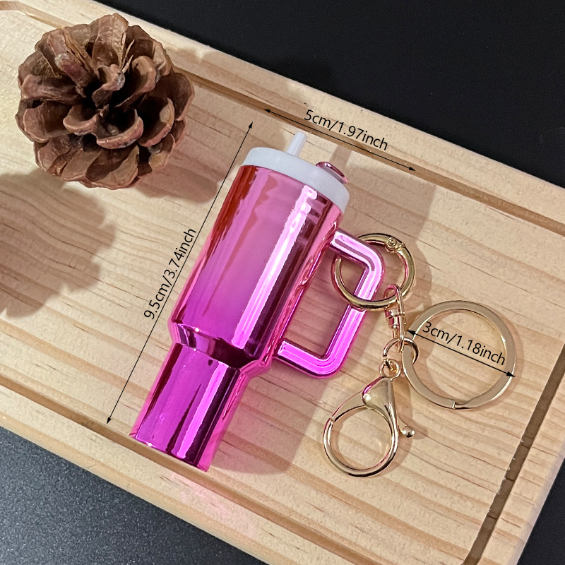 40oz Stanley Style Tumbler Shaped Ombre Colors Keychain Tumbler Accessories-CNLCA