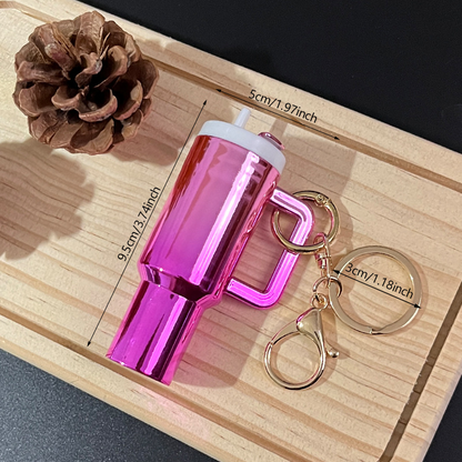 40oz Stanley Style Tumbler Shaped Ombre Colors Keychain Tumbler Accessories-CNLCA