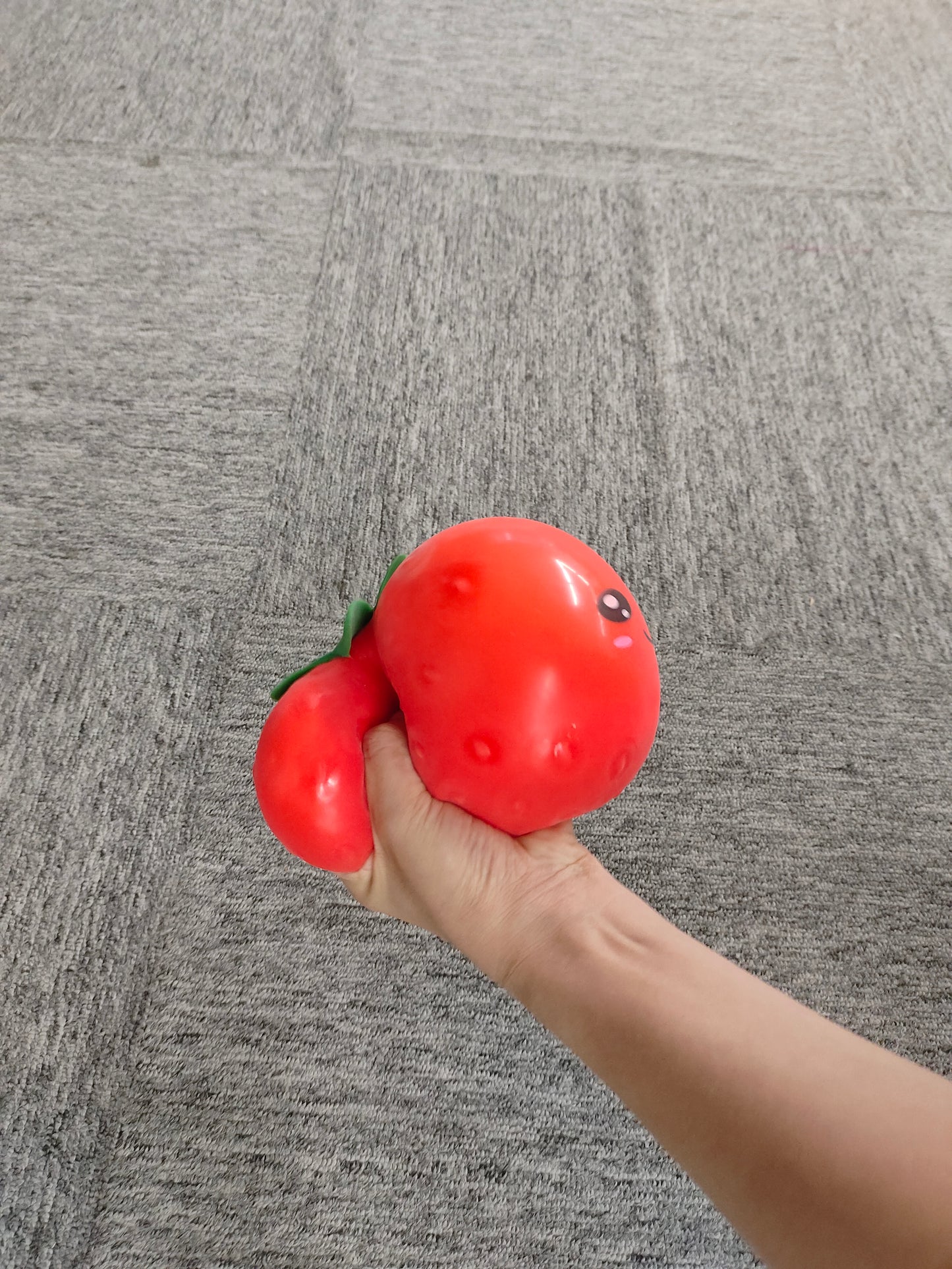 15cm Large Size Giant Strawberry Stress Relief Squishy Toy Soft Big Jumbo Red Strawberry Squeeze Fidget Toys-CNLCA