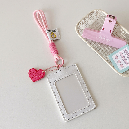 Colorful Company Name Work ID Card Holder Student Card Case-CNLCA