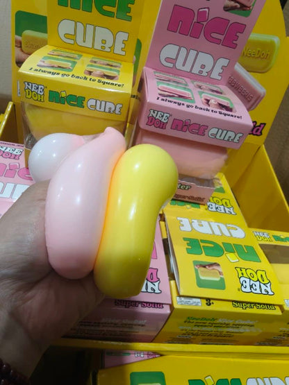 China 72Pack Needoh Cute Flour-filled TPR Yellow Butter Pink Strawberry Squishy Butter Stick Stress Relief Fidget Toy-CNLCA