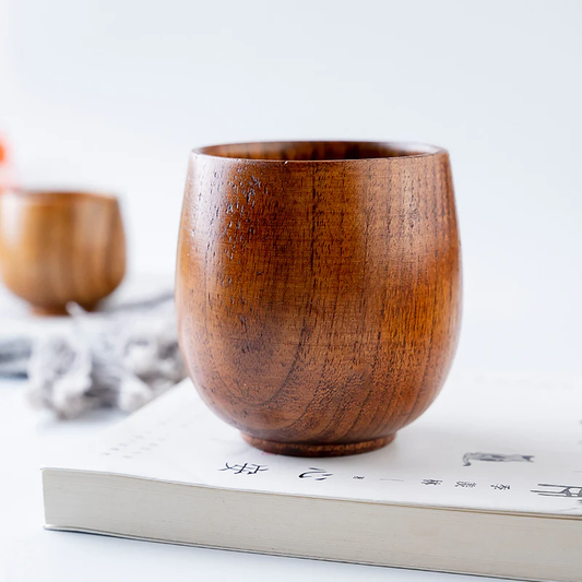 50Pack 350ml Wood Whiskey Cup Charred Oak Whiskey Glass Bourbon-Whiskey Cups for Laser-CNLCA