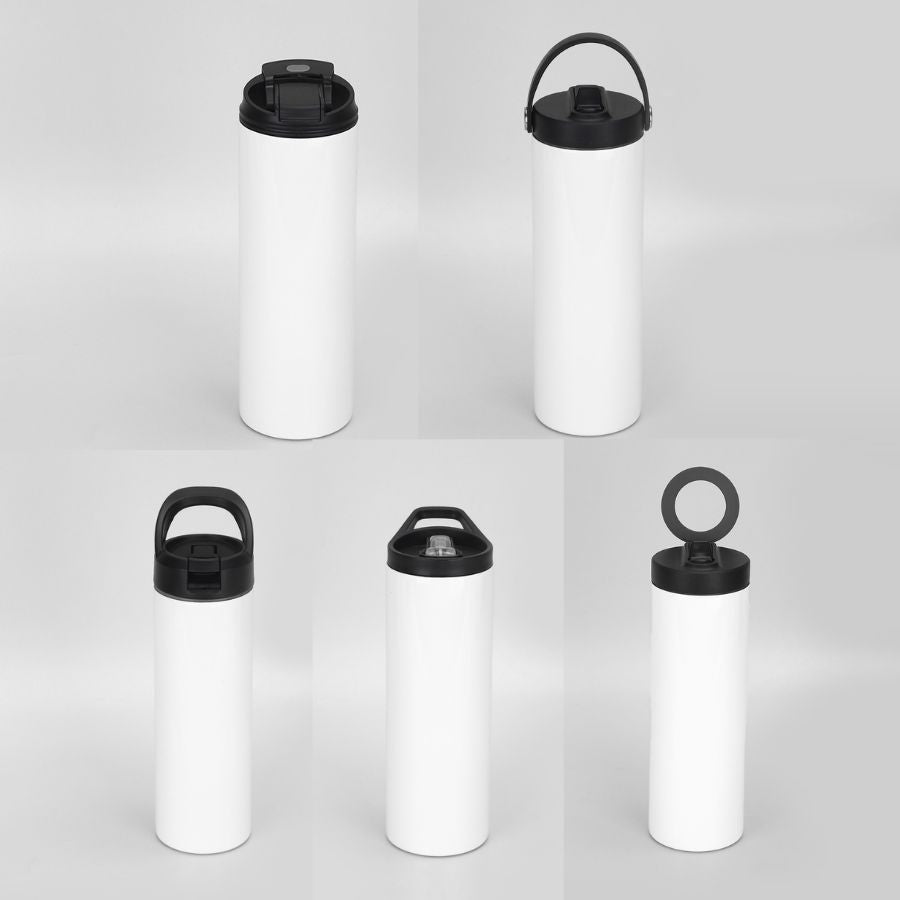 20oz White Blank Sublimation Stainless Steel Tumbler-CNLCA