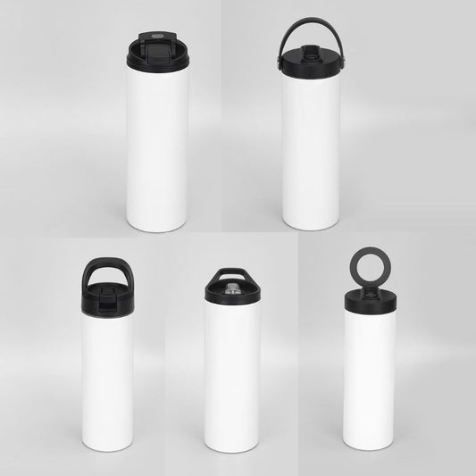 20oz White Blank Sublimation Stainless Steel Tumbler-CNLCA