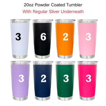 20oz Powder Coated Yeti Style Car Tumbler Coffee Mugs with Regular Base-CNLCA