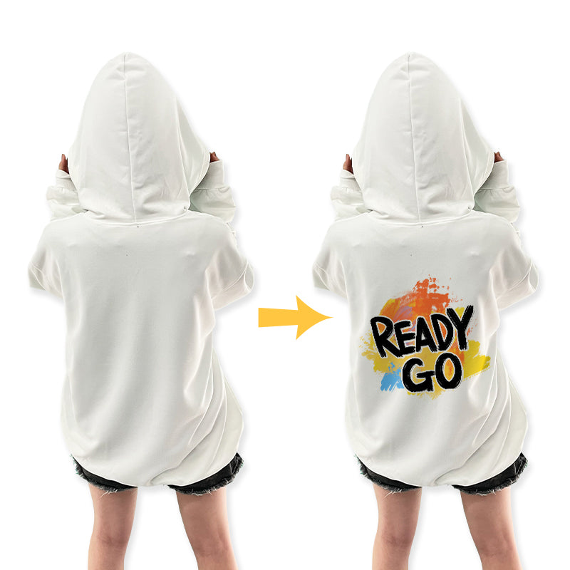 USA Warehouse HOODIES White Blank Sublimation Blanks Men Women Hoodies Mix Sizes-CNLCA