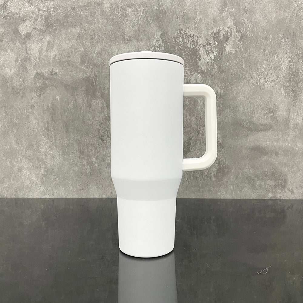 HydroJug Shaped 40oz White Blank Sublimation Quencher Tumblers With 100% Leak-Proof Lids -CNLCA