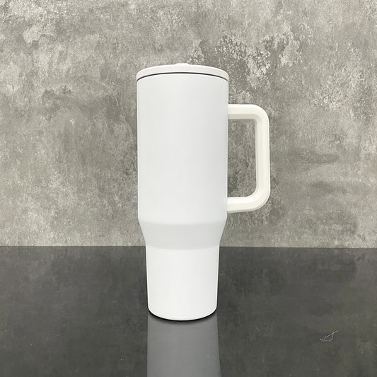 HydroJug Shaped 40oz White Blank Sublimation Quencher Tumblers With 100% Leak-Proof Lids -CNLCA