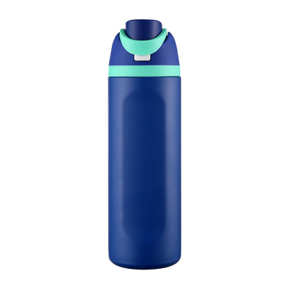 Pick Colors 24oz Owala Style Flip Straw Lid Insulated Stainless Steel Sports Water Bottle for Laser Engrave-CNLCA