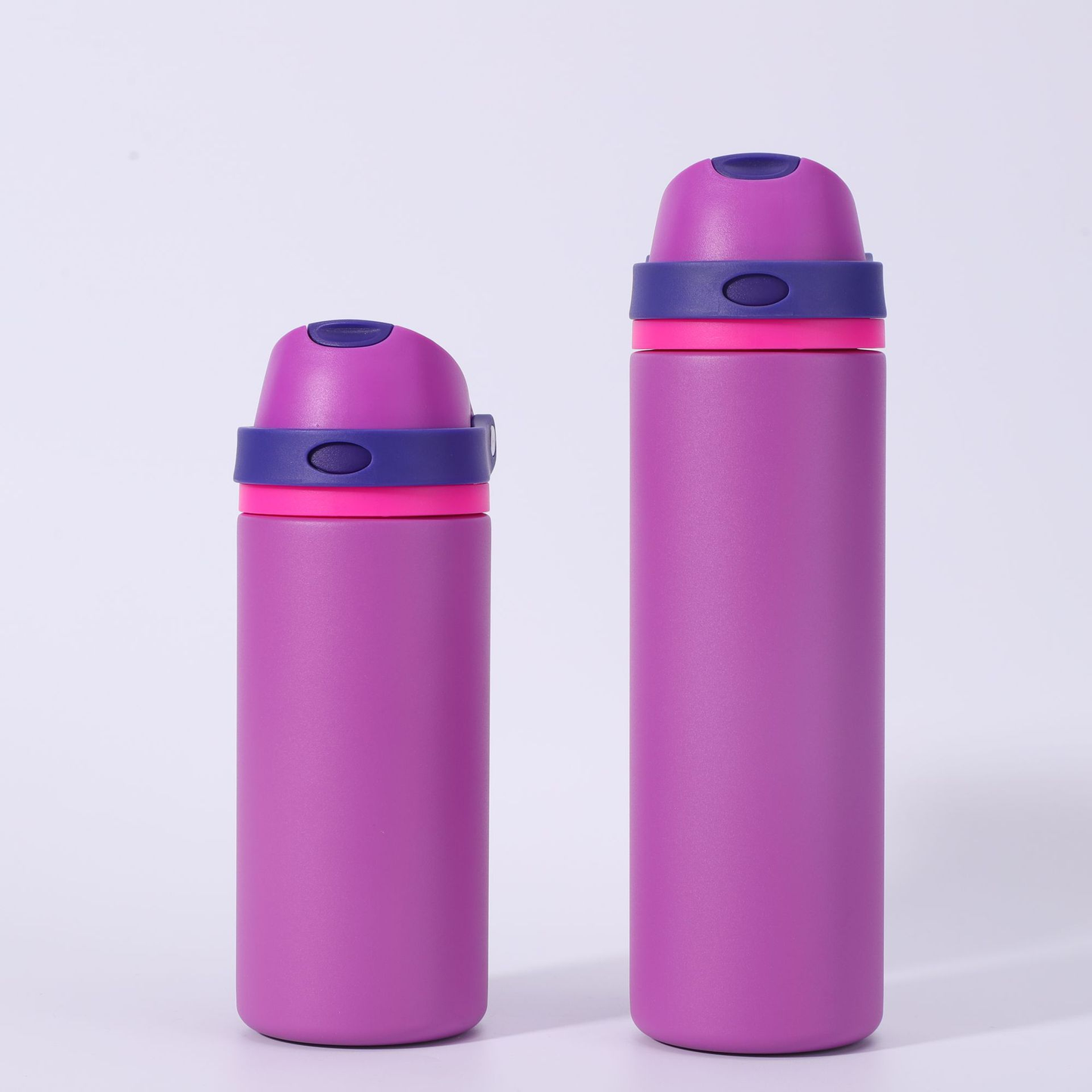 19oz 550ml/ 25oz 750ml Sports Handle Flip Straw Lid Stainless Steel Insulated Owala Style Water Bottle Double Drinking Tumbler for Laser Engrave-CNLCA