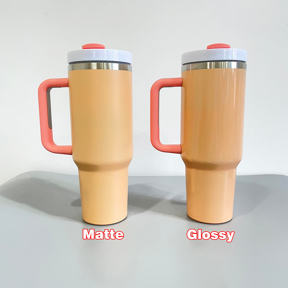 40oz Blank Sublimation Maracon H2.0 40oz Coffee Travel Mugs Tumblers With Plastic Straw 25pc-USLCA