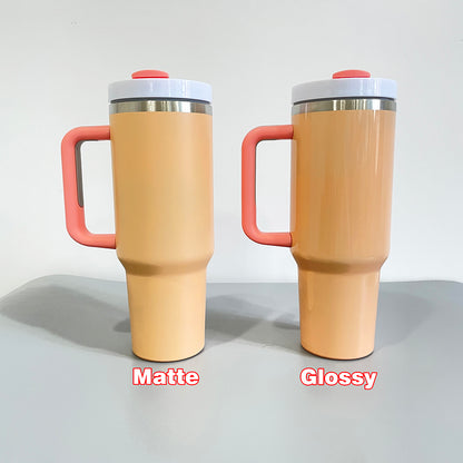 40oz Blank Sublimation Maracon H2.0 40oz Coffee Travel Mugs Tumblers With Plastic Straw 25pc-USLCA