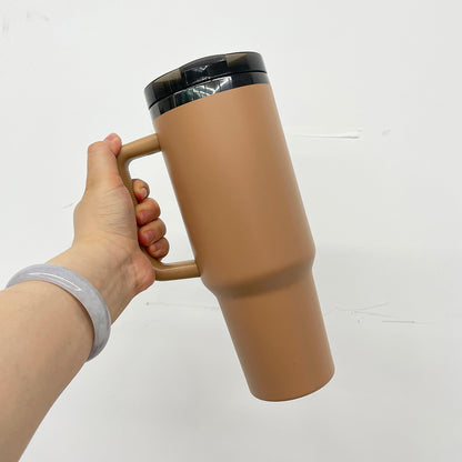 40oz Protour Black/Copper Plated Underneath Flip Straw Tumbler-CNLCA