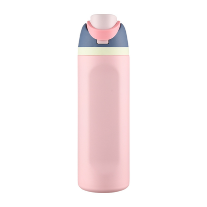 Pick Colors 24oz Owala Style Flip Straw Lid Insulated Stainless Steel Sports Water Bottle for Laser Engrave-CNLCA