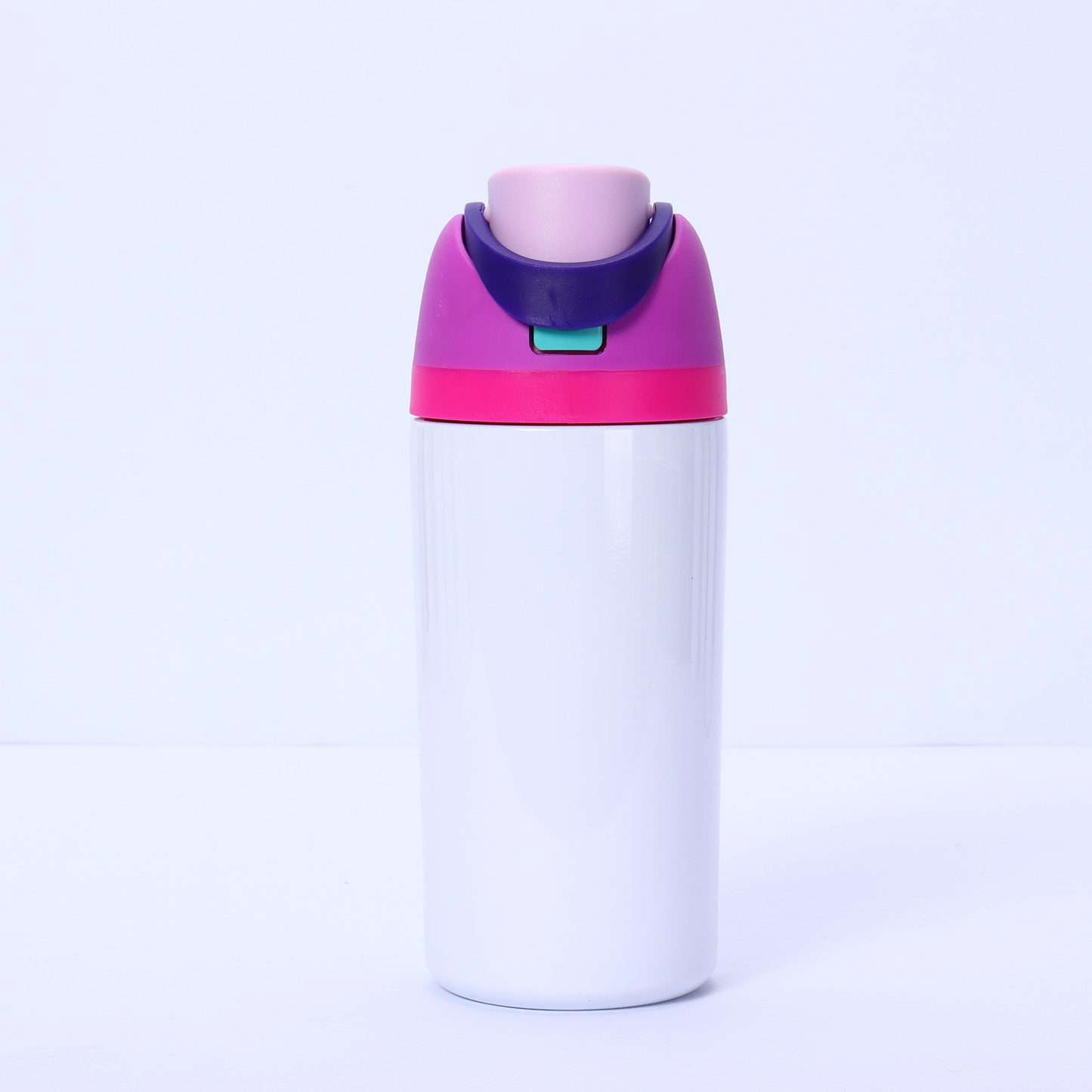 16oz/19oz/24oz/32oz Flip Straw Lid White Sublimation Stainless Steel Sports Owala Style Water Bottle-CNLCA