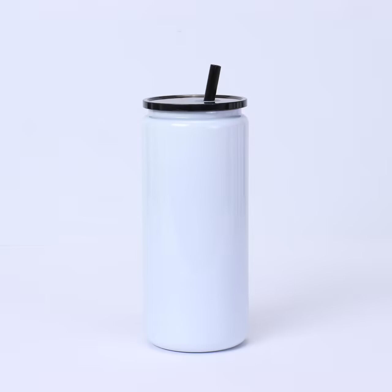 16oz White Blank Sublimation Stainless Steel Metal Can Tumbler -CNLCA