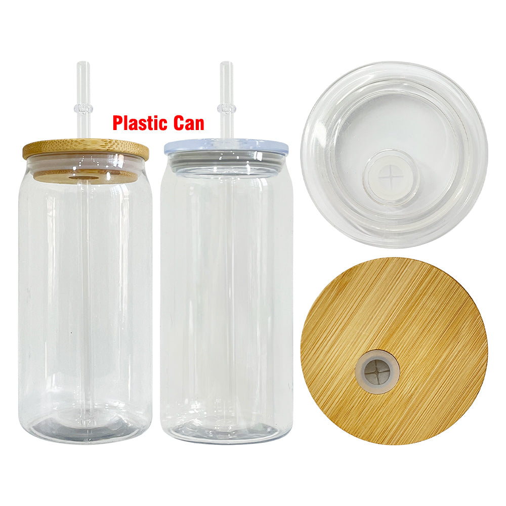 20oz Clear Jelly Color Acrylic Plastic Can Cup -CNLCA