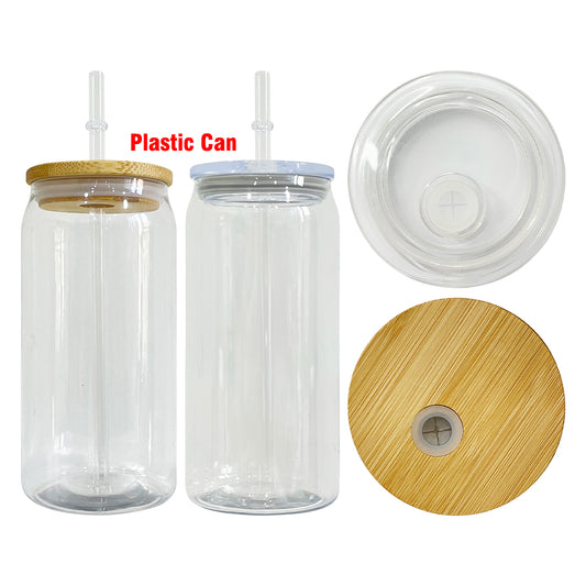 20oz Clear Color Plastic Acrylic Can Cup -CNLCA