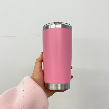 20oz Powder Coated Yeti Style Car Tumbler Coffee Mugs with Regular Base-CNLCA