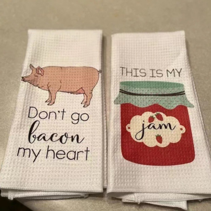 300gsm Quick-absorbent Blank Subliamtion Towel 40x60cm Polyester Waffle Pattern Tea Towel Hand Towel-CNLCA