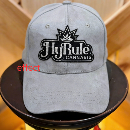 Silver Laser Effect PU Leather Label Trademark Leather Signboard for Cap Hats Clothing-CNLCA