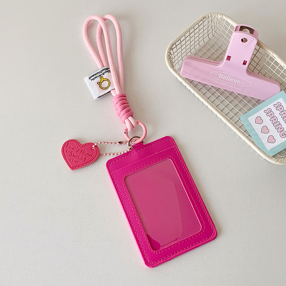 Colorful Company Name Work ID Card Holder Student Card Case-CNLCA