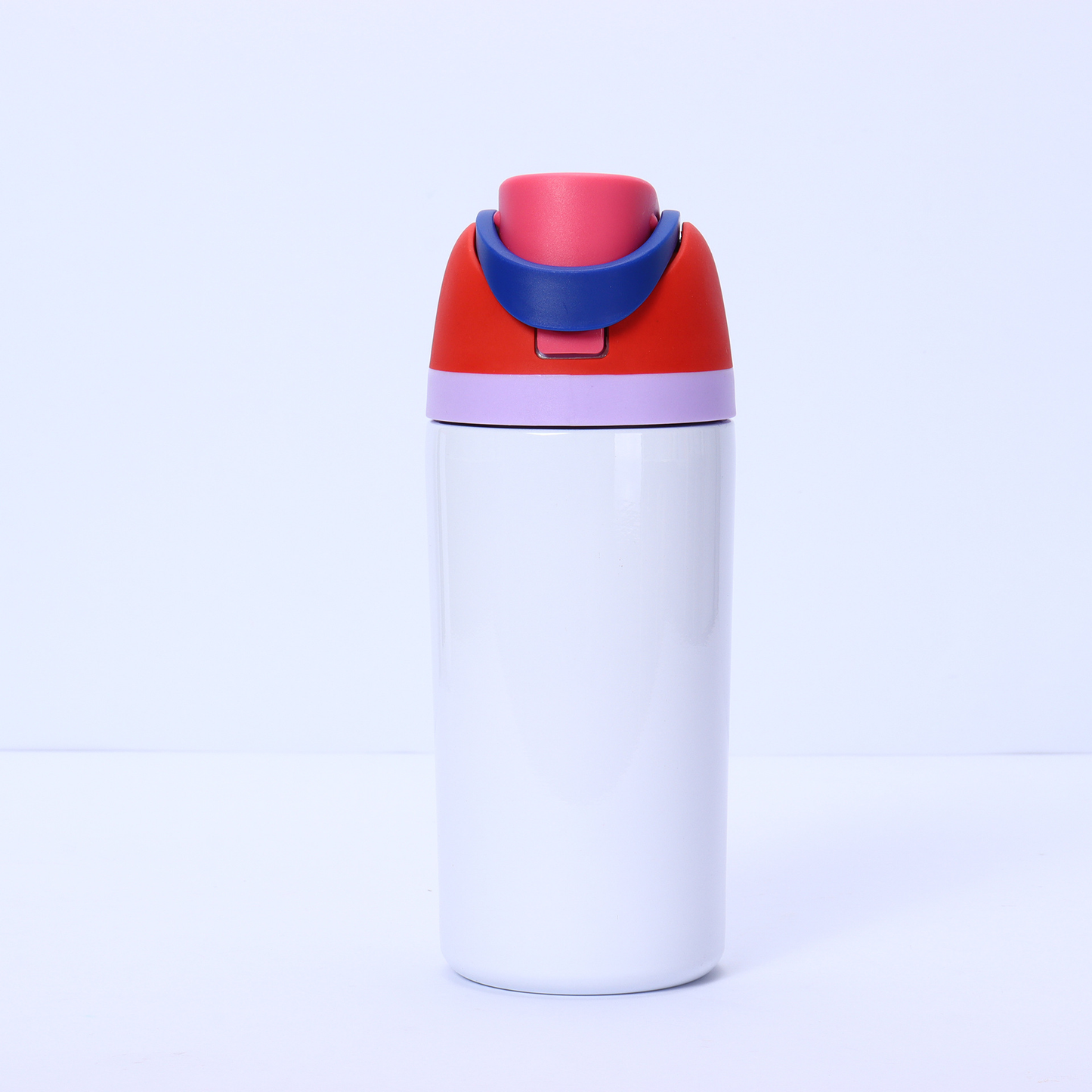16oz/19oz/24oz/32oz Flip Straw Lid White Sublimation Stainless Steel Sports Owala Style Water Bottle-CNLCA