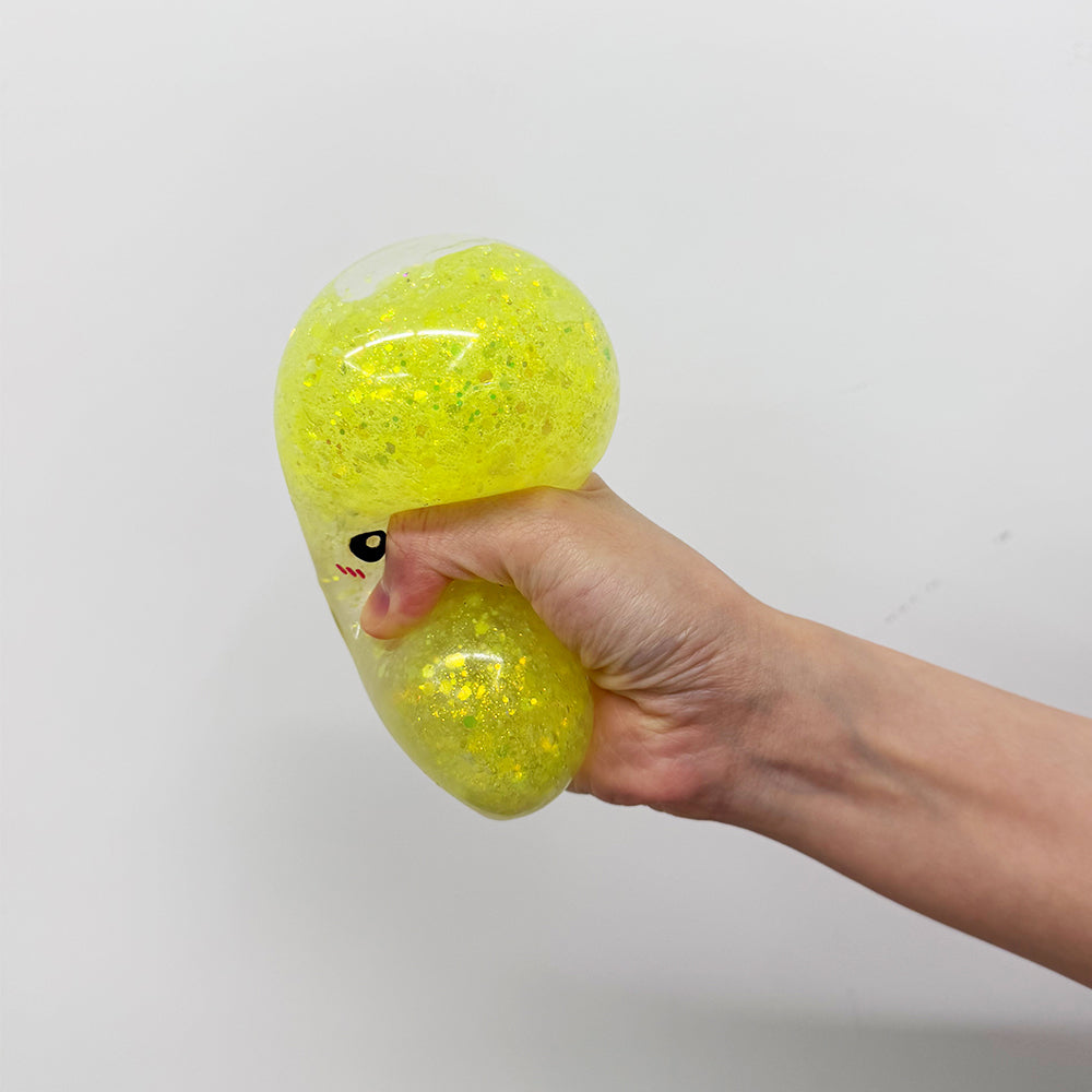 8.5cm 6 Colors Realistic Pectin Steamed Bun Glitter Dumpling Squishy Toys Stress Relief Fidget Toy-CNLCA