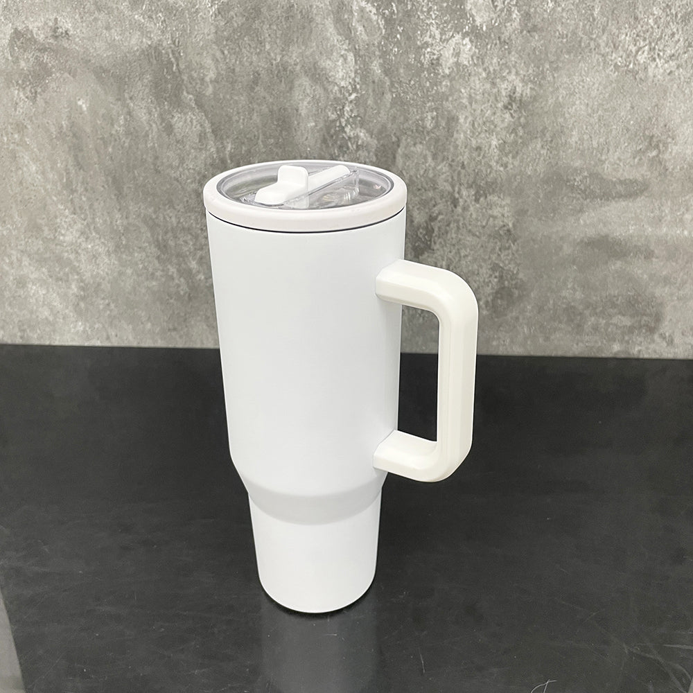 HydroJug Shaped 40oz White Blank Sublimation Quencher Tumblers With 100% Leak-Proof Lids -CNLCA