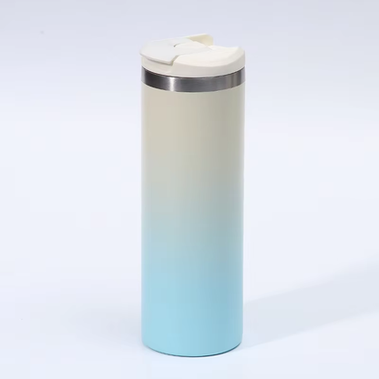 500ml 17oz Ombre Color Double Wall Stainless Steel Straight Tumbler Cup for Laser Engrave-CNLCA