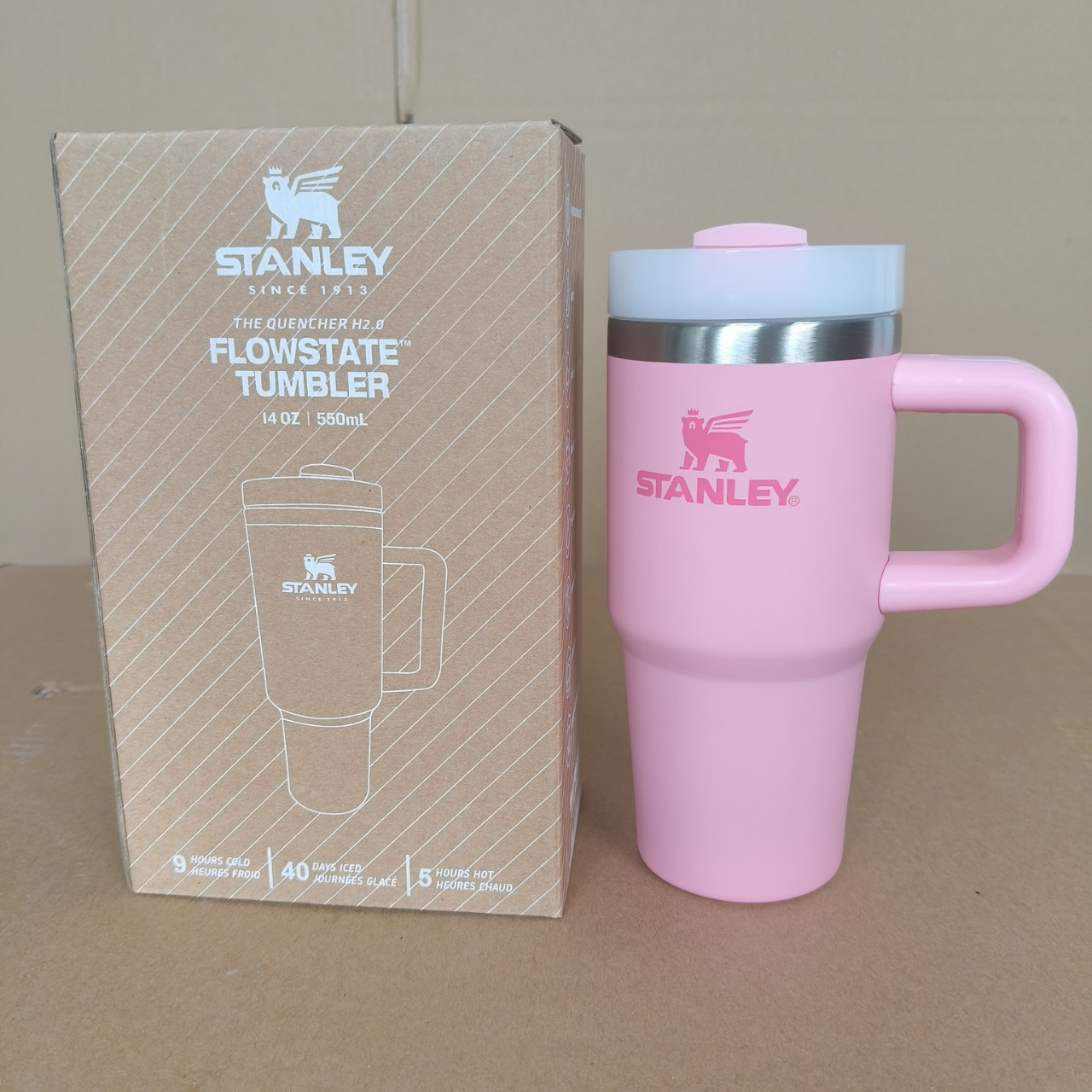 14oz Stanley Style Solid Color Quenher Kids Tumblers -CNLCA