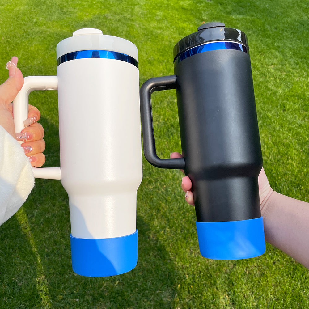 💎💎40oz Blue Underneath Powder Coated H2.0 Quencher Tumblers For Laser Engraving -CNLCA