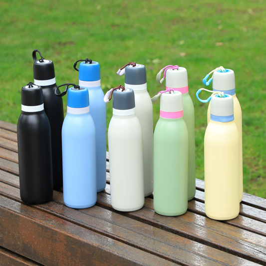 18oz 24oz Owala Style Macaron Tumbler Outdoor Sport Handle Water Bottle-CNLCA