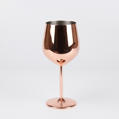18oz Stainless Steel Electroplated High-legged Red Wine Cup and Champagne Glass Burgundy Wine Tumbler For Laser-CNLCA
