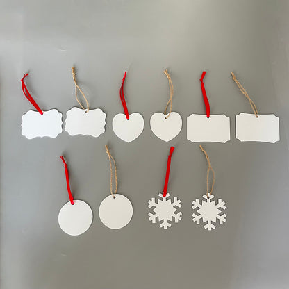 Christmas Holiday Ceramic MDF Aluminium Ornaments_USLCA