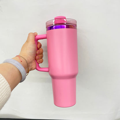 💜40oz Purple Underneath Powder Coated H2.0 Quencher Tumblers For Laser Engraving -CNLCA
