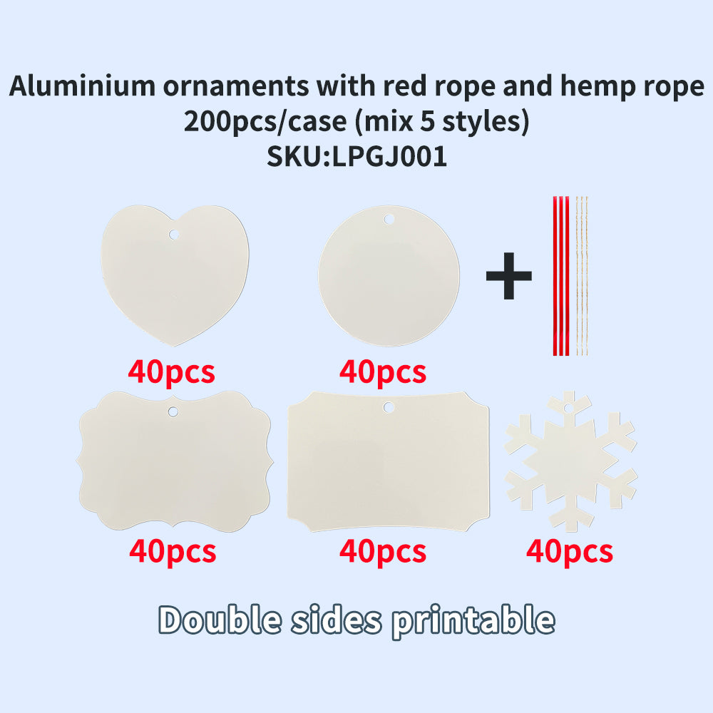 Christmas Holiday Ceramic MDF Aluminium Ornaments_USLCA