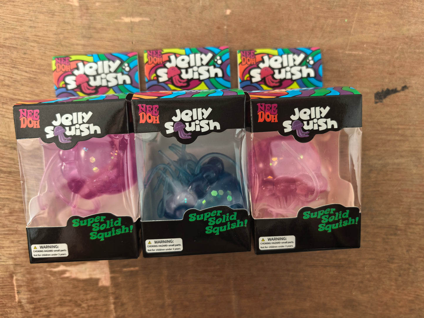 4.2*7CM /5*9CM/ 5*12CM Nee Doh Style "NEE DOH" Squeeze Decompression Jelly Fish Stress Relief Squishy Sensory Fidget Toy-CNLCA
