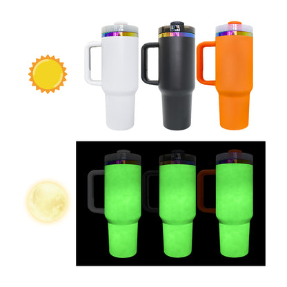 Halloween Rainbow Plated Underneath H2.0 40oz Glowing In Dark Tumbler For Laser or Sublimation -CNLCA