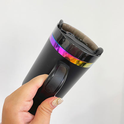 Sales!!!⏰40oz H2.0 Stanley Style Rainbow Plated Underneath Powder Coated Stainless Steel Quencher Tumbler-CNLCA