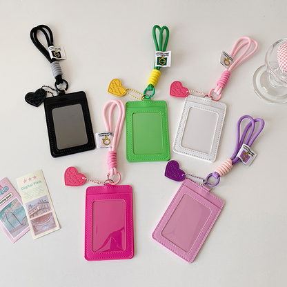 Colorful Company Name Work ID Card Holder Student Card Case-CNLCA