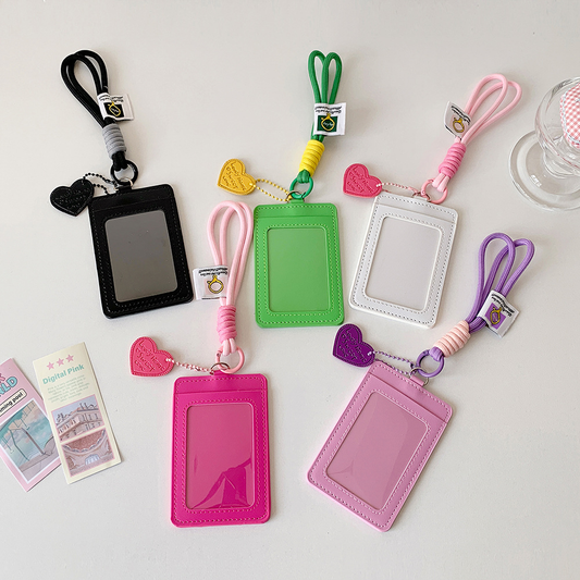 Colorful Company Name Work ID Card Holder Student Card Case-CNLCA