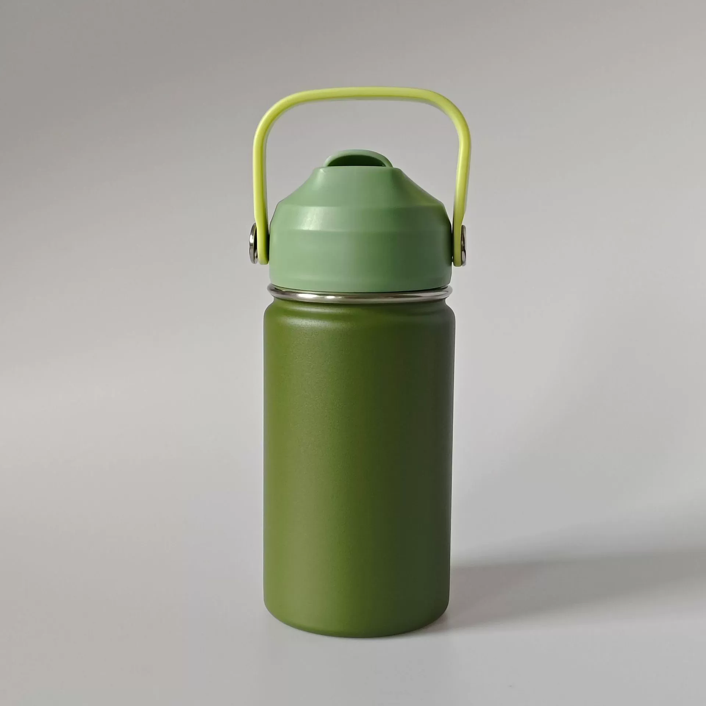 12oz Powder Coated Flip Straw Lids Tumbler Bottle For Laser Engraving-CNLCA