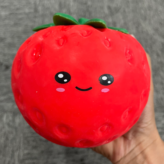 15cm Large Size Giant Strawberry Stress Relief Squishy Toy Soft Big Jumbo Red Strawberry Squeeze Fidget Toys-CNLCA