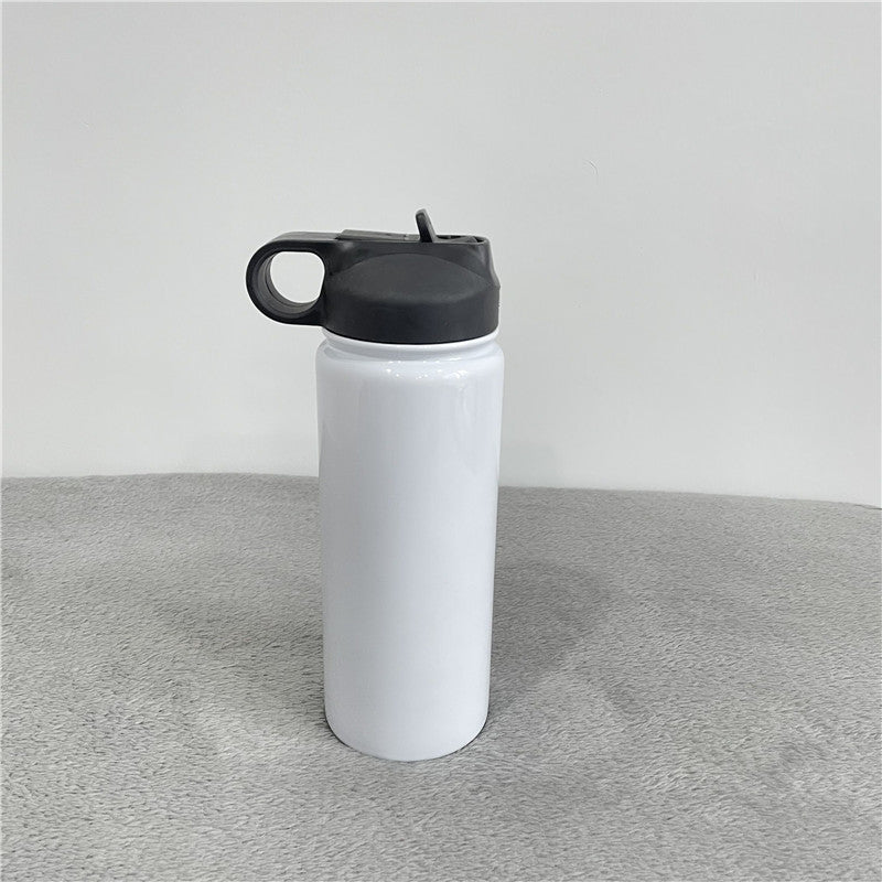 18oz 32oz White Blank Sublimation Stainless Steel Sport Water Bottle-CNLCA