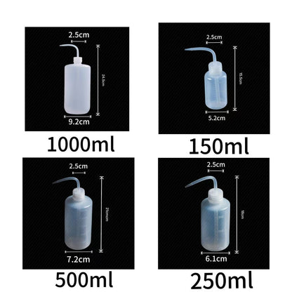 Plastic Wash Bottle Elbow Rinsing Bottles Plant Watering Pot Squeezing Bottle Eyelash Cleaning Wash bottle-CNLCA