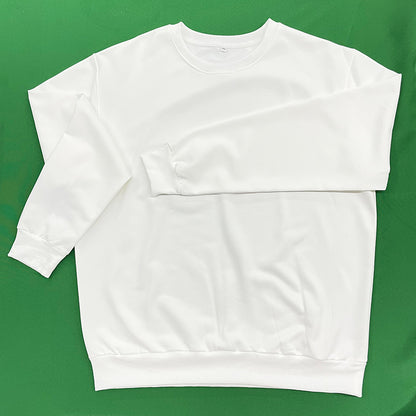 USA Warehouse HOODIES White Blank Sublimation Blanks Men Women Round Neck Sweatshirt Mix Sizes-CNLCA