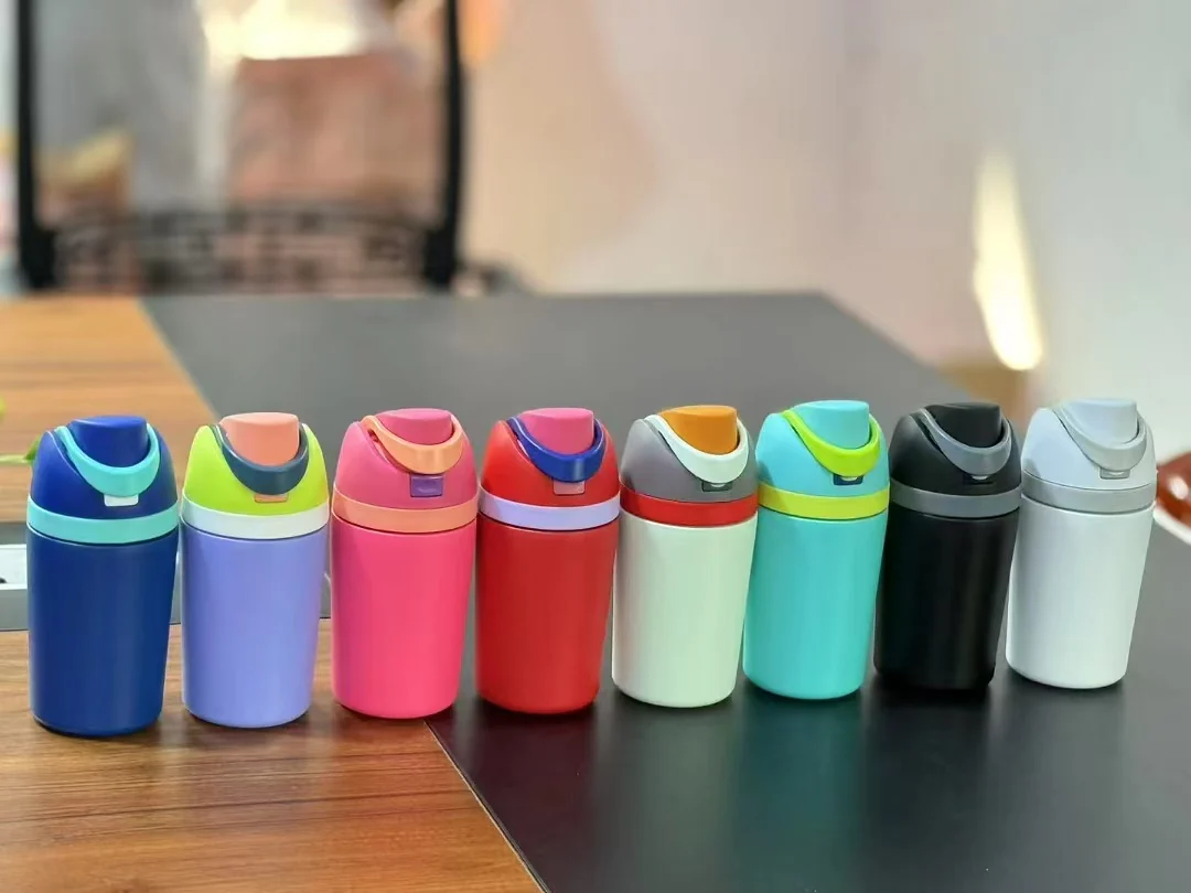 16oz Owala Style Kids Water Bottles Leak Proof Lids for Laser Engraving-CNLCA