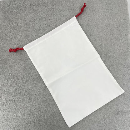 White Color Blank Sublimation Christmas Gift Santa Bags 19.6*28Inch 50pcs_USLCA