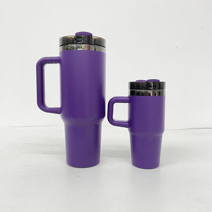 40oz Black Mirror Underneath Purple Color Powder Coating Tumblers for Laser Engrave-CNLCA